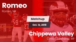 Matchup: Romeo  vs. Chippewa Valley  2018