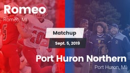 Matchup: Romeo  vs. Port Huron Northern  2019