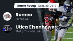 Recap: Romeo  vs. Utica Eisenhower  2019