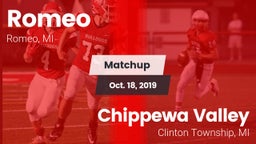 Matchup: Romeo  vs. Chippewa Valley  2019