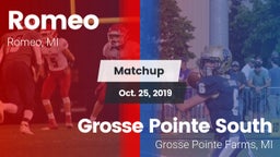 Matchup: Romeo  vs. Grosse Pointe South  2019