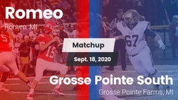 Matchup: Romeo  vs. Grosse Pointe South  2020