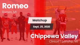 Matchup: Romeo  vs. Chippewa Valley  2020