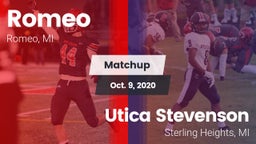 Matchup: Romeo  vs. Utica Stevenson  2020