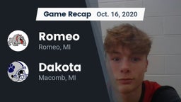 Recap: Romeo  vs. Dakota  2020