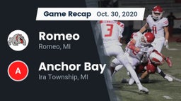 Recap: Romeo  vs. Anchor Bay  2020