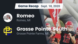 Recap: Romeo  vs. Grosse Pointe South  2020