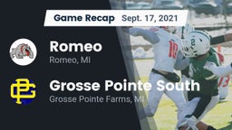 Recap: Romeo  vs. Grosse Pointe South  2021