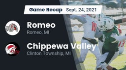 Recap: Romeo  vs. Chippewa Valley  2021