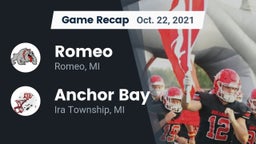 Recap: Romeo  vs. Anchor Bay  2021