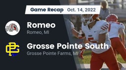 Recap: Romeo  vs. Grosse Pointe South  2022