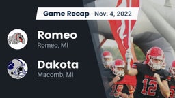 Recap: Romeo  vs. Dakota  2022