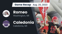 Recap: Romeo  vs. Caledonia  2023