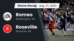 Recap: Romeo  vs. Roseville  2023