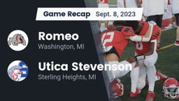 Recap: Romeo  vs. Utica Stevenson  2023