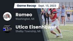 Recap: Romeo  vs. Utica Eisenhower  2023