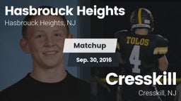 Matchup: Hasbrouck Heights vs. Cresskill  2016