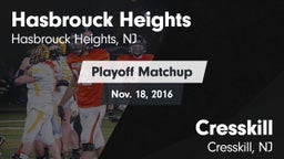 Matchup: Hasbrouck Heights vs. Cresskill  2016