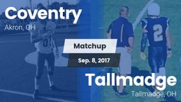 Matchup: Coventry  vs. Tallmadge  2017
