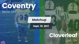 Matchup: Coventry  vs. Cloverleaf  2017