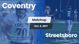 Matchup: Coventry  vs. Streetsboro  2017