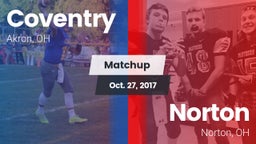 Matchup: Coventry  vs. Norton  2017