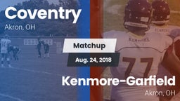 Matchup: Coventry  vs. Kenmore-Garfield   2018