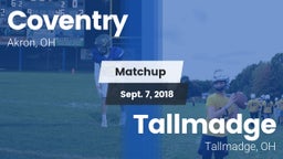 Matchup: Coventry  vs. Tallmadge  2018