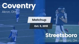 Matchup: Coventry  vs. Streetsboro  2018