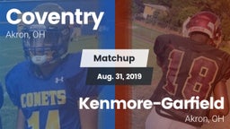 Matchup: Coventry  vs. Kenmore-Garfield   2019