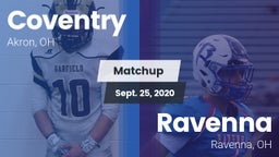 Matchup: Coventry  vs. Ravenna  2020