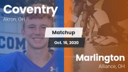 Matchup: Coventry  vs. Marlington  2020