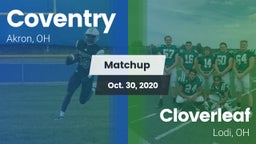 Matchup: Coventry  vs. Cloverleaf  2020