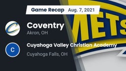 Recap: Coventry  vs. Cuyahoga Valley Christian Academy  2021