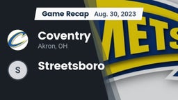 Recap: Coventry  vs. Streetsboro  2023