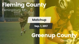 Matchup: Fleming County High vs. Greenup County  2017