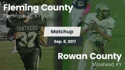 Matchup: Fleming County High vs. Rowan County  2017
