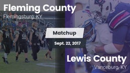 Matchup: Fleming County High vs. Lewis County  2017