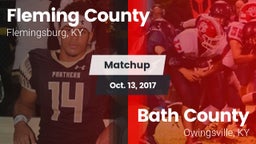 Matchup: Fleming County High vs. Bath County  2017