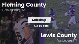Matchup: Fleming County High vs. Lewis County  2019
