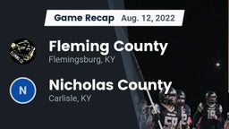 Recap: Fleming County  vs. Nicholas County  2022
