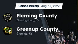 Recap: Fleming County  vs. Greenup County  2022