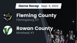 Recap: Fleming County  vs. Rowan County  2022