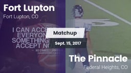 Matchup: Fort Lupton High vs. The Pinnacle  2017