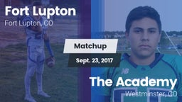 Matchup: Fort Lupton High vs. The Academy 2017