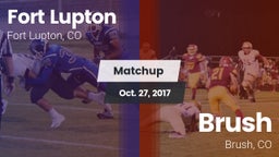 Matchup: Fort Lupton High vs. Brush  2017