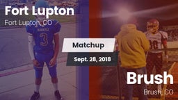 Matchup: Fort Lupton High vs. Brush  2018