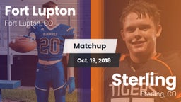 Matchup: Fort Lupton High vs. Sterling  2018