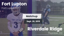 Matchup: Fort Lupton High vs. Riverdale Ridge 2019