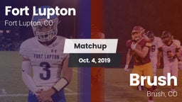 Matchup: Fort Lupton High vs. Brush  2019